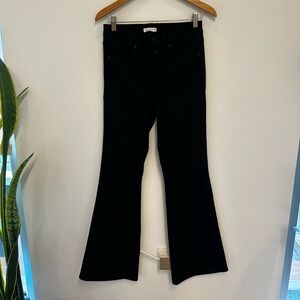 Good American Black Good Legs Flare Jeans Size 8, never worn
